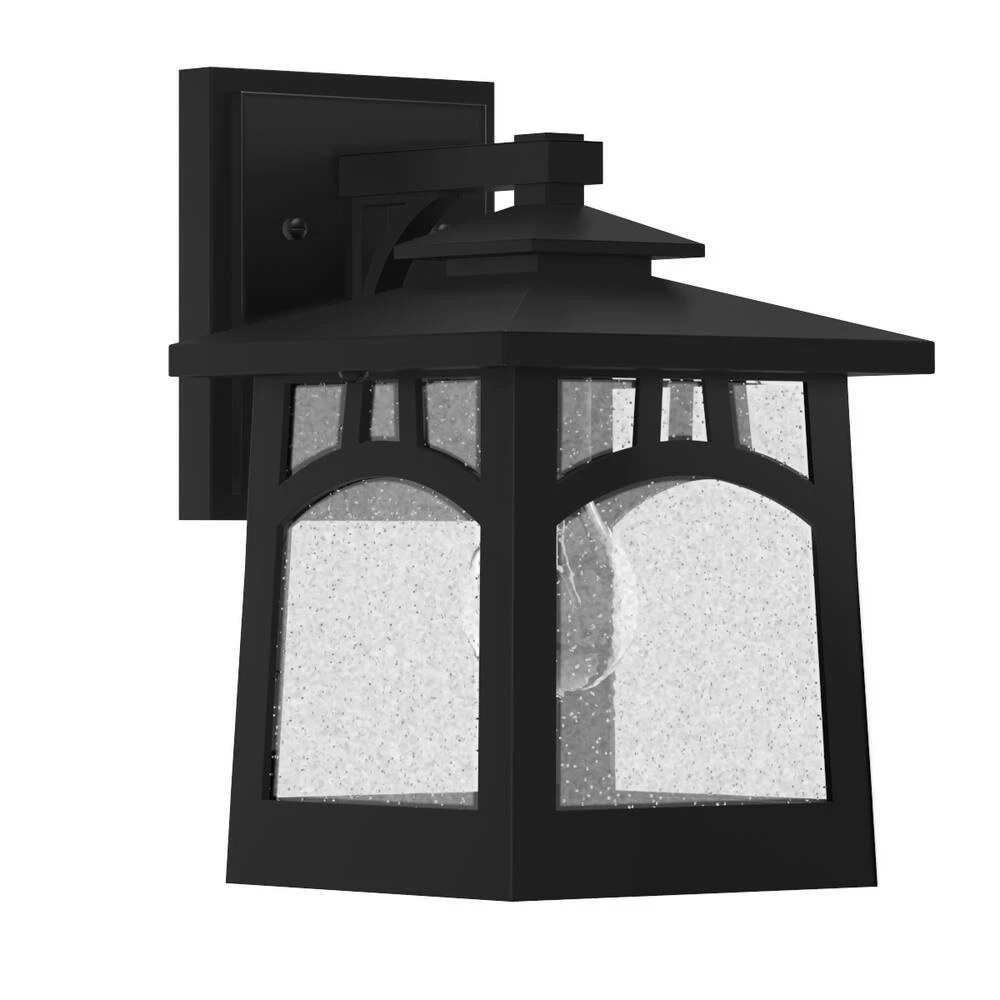 Discount ๐ Signature Hardware Carytown 100W 12 in. 1-Light Medium E-26 Wall Sconce in Black ๐ 4 Discount ๐ Signature Hardware Carytown 100W 12 in. 1-Light Medium E-26 Wall Sconce in Black ๐ - Image 2