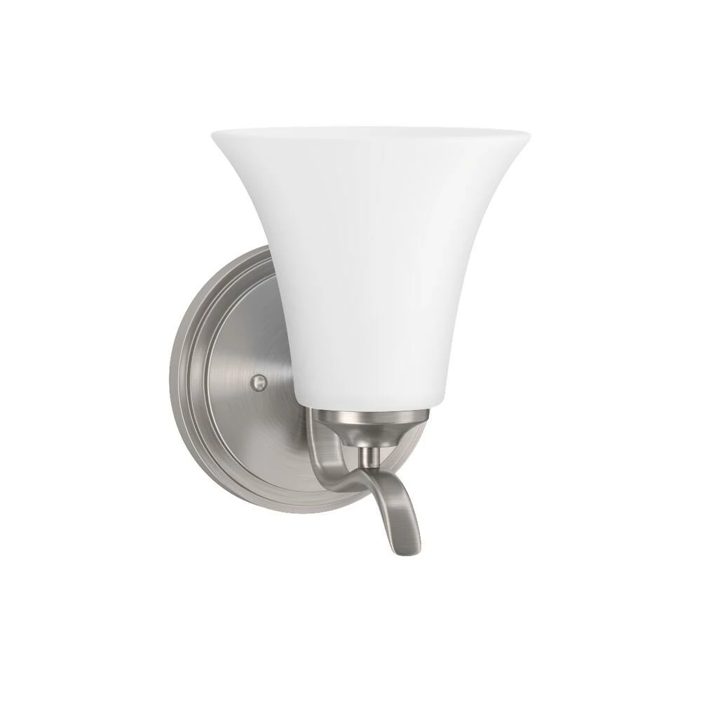 Best Sale ๐ Signature Hardware Columbus 7-7/8 x 6-1/8 in. 100W 1-Light Medium E-26 Vanity Fixture in Brushed Nickel ๐งจ 4 Best Sale ๐ Signature Hardware Columbus 7-7/8 x 6-1/8 in. 100W 1-Light Medium E-26 Vanity Fixture in Brushed Nickel ๐งจ - Image 2