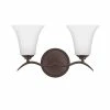 Budget 💯 Signature Hardware Columbus 9-3/8 x 16 in. 100W 2-Light Medium E-26 Vanity Fixture in Oil Rubbed Bronze 🛒 -Signature Hardware shop Query 706