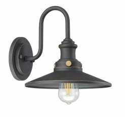 Promo ❤️ Signature Hardware Pimmitt 100W 1-Light Medium E-26 Outdoor Wall Sconce in Oil Rubbed Bronze 🛒 -Signature Hardware shop Query 727