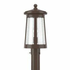 Top 10 🔥 Signature Hardware Woodberry 17-1/8 in. 100W 1-Light Medium E-26 Post Lantern in Chocolate Bronze 🔥