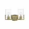 Cheap 🧨 Signature Hardware Bercken 60W 2-Light Medium E-26 Incandescent Vanity Fixture in Aged Brass 💯 -Signature Hardware shop Query 743