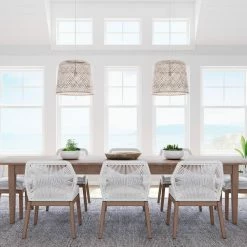 Flash Sale ✨ Signature Hardware Balido 60W 1-Light Medium E-26 Pendant in Matte White 🥰 -Signature Hardware shop Query 763