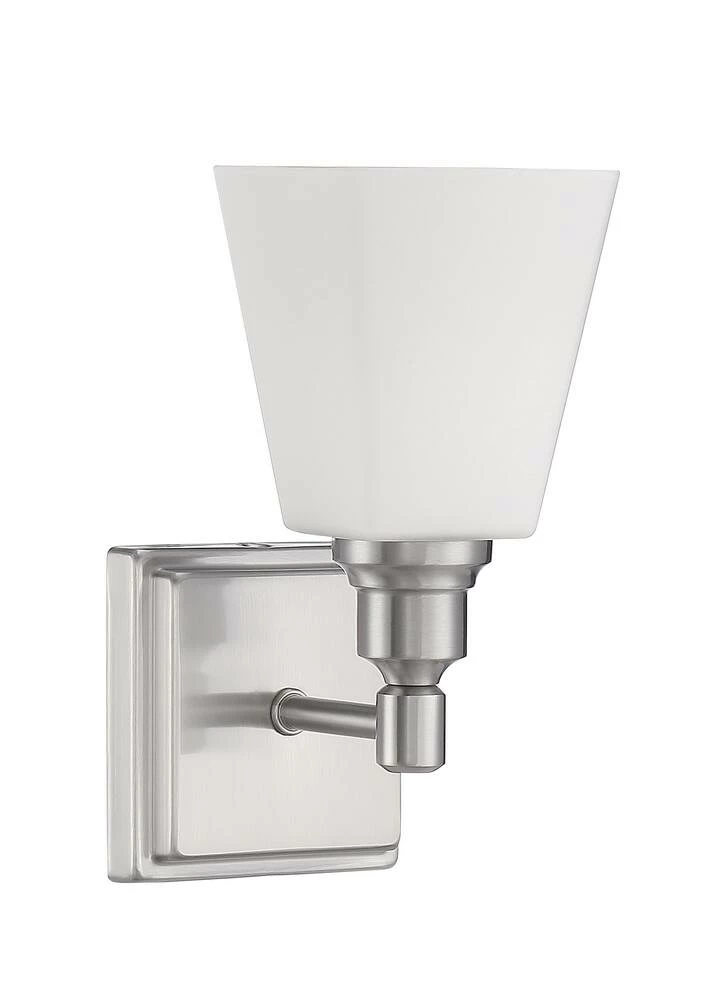 Best Sale 😍 Signature Hardware Leadwell 60W 1-Light Medium E-26 Bath Light in Brushed Nickel ✨ 5 Best Sale 😍 Signature Hardware Leadwell 60W 1-Light Medium E-26 Bath Light in Brushed Nickel ✨ - Image 3