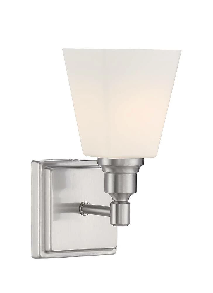 Best Sale 😍 Signature Hardware Leadwell 60W 1-Light Medium E-26 Bath Light in Brushed Nickel ✨ 6 Best Sale 😍 Signature Hardware Leadwell 60W 1-Light Medium E-26 Bath Light in Brushed Nickel ✨ - Image 4