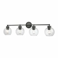 Top 10 😀 Signature Hardware Albury 60W 4-Light Medium E-26 Vanity Fixture in Matte Black 🛒 -Signature Hardware shop Query 792
