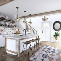 Best deal 🛒 Signature Hardware Edisto 60W 1-Light Medium E-26 Pendant in Rustic Pewter 😉 -Signature Hardware shop Query 798