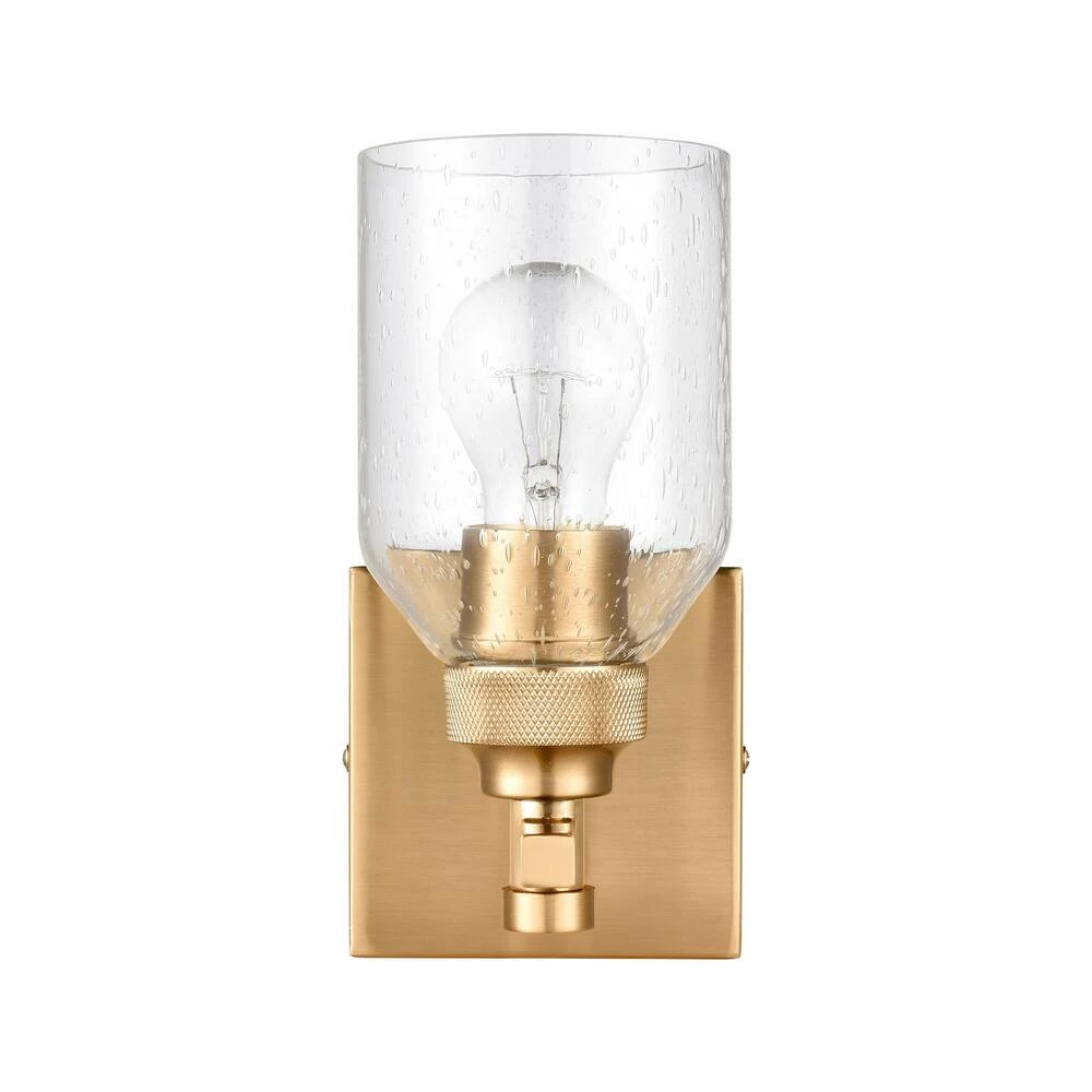 Buy 😉 Signature Hardware Stolo 60W 1-Light Medium E-26 Vanity Fixture in Brushed Gold 🎉 5 Buy 😉 Signature Hardware Stolo 60W 1-Light Medium E-26 Vanity Fixture in Brushed Gold 🎉 - Image 3