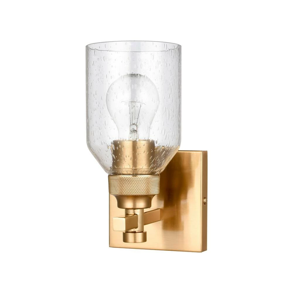 Buy 😉 Signature Hardware Stolo 60W 1-Light Medium E-26 Vanity Fixture in Brushed Gold 🎉 6 Buy 😉 Signature Hardware Stolo 60W 1-Light Medium E-26 Vanity Fixture in Brushed Gold 🎉 - Image 4