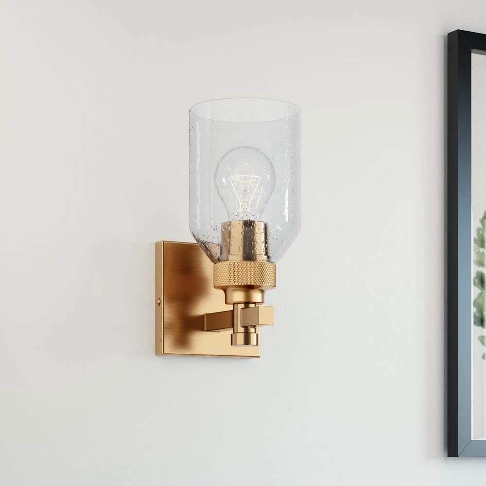 Buy 😉 Signature Hardware Stolo 60W 1-Light Medium E-26 Vanity Fixture in Brushed Gold 🎉 8 Buy 😉 Signature Hardware Stolo 60W 1-Light Medium E-26 Vanity Fixture in Brushed Gold 🎉 - Image 6