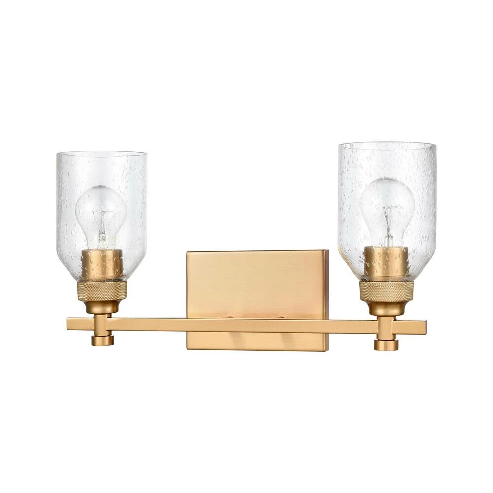 Top 10 🛒 Signature Hardware Stolo 60W 2-Light Medium E-26 Vanity Fixture in Brushed Gold 🔥 5 Top 10 🛒 Signature Hardware Stolo 60W 2-Light Medium E-26 Vanity Fixture in Brushed Gold 🔥 - Image 3