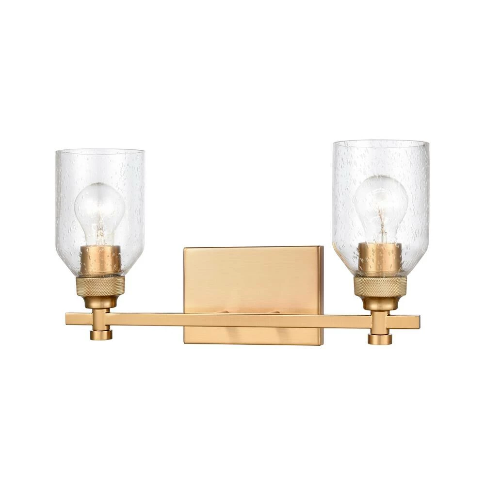 Top 10 🛒 Signature Hardware Stolo 60W 2-Light Medium E-26 Vanity Fixture in Brushed Gold 🔥 6 Top 10 🛒 Signature Hardware Stolo 60W 2-Light Medium E-26 Vanity Fixture in Brushed Gold 🔥 - Image 4