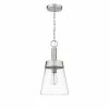 Best reviews of 👍 Signature Hardware Casanel 10-1/4 in. 60W 1-Light Medium E-26 Incandescent Pendant in Brushed Nickel 🎁 -Signature Hardware shop Query 835