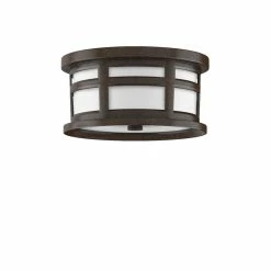 Cheapest ⭐ Signature Hardware Turnberry 60W 2-Light Medium E-26 Outdoor Ceiling Fixture in Speckled Bronze 🥰