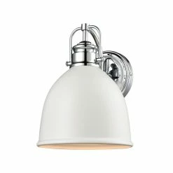 Wholesale ✨ Signature Hardware Grinnell 60W 1-Light Medium E-26 Vanity Fixture in Polished Chrome 😀 -Signature Hardware shop Query 853