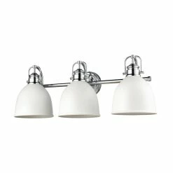 Wholesale ⭐ Signature Hardware Grinnell 60W 3-Light Medium E-26 Vanity Fixture in Polished Chrome 🔥 -Signature Hardware shop Query 864