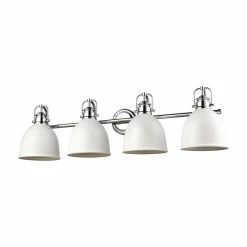 Flash Sale 🔥 Signature Hardware Grinnell 60W 4-Light Medium E-26 Vanity Fixture in Polished Chrome 👍 -Signature Hardware shop Query 870