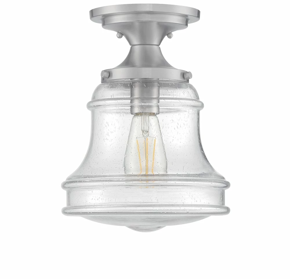 New ๐ฏ Signature Hardware Havenhurst 60W 1-Light Medium E-26 Flush Mount Ceiling Fixture in Brushed Nickel ๐คฉ 3 New ๐ฏ Signature Hardware Havenhurst 60W 1-Light Medium E-26 Flush Mount Ceiling Fixture in Brushed Nickel ๐คฉ