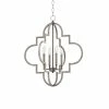 New 🎉 Signature Hardware Aldrich 60W 4-Light Candelabra E-12 Pendant in Gilded Silver 🎁 -Signature Hardware shop Query 96