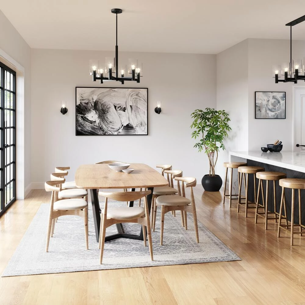 Hot Sale ๐ Signature Hardware Andreo 60W 1-Light Medium E-26 Wall Sconce in Textured Black ๐ 8 Hot Sale ๐ Signature Hardware Andreo 60W 1-Light Medium E-26 Wall Sconce in Textured Black ๐ - Image 6