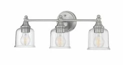 Best Pirce 😍 Signature Hardware Hesby 23 in. Wide 3-Light Vanity Fixture in Brushed Nickel (60W ) 🧨 -Signature Hardware shop Query 99